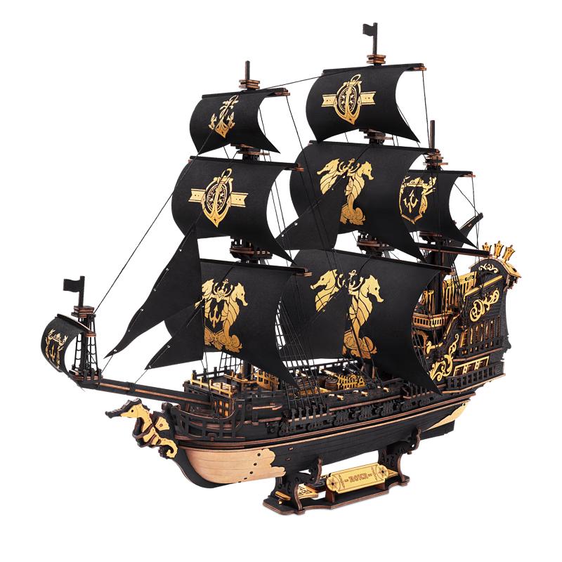 ROKR Wooden 3D Puzzle Assembly Model Kits
