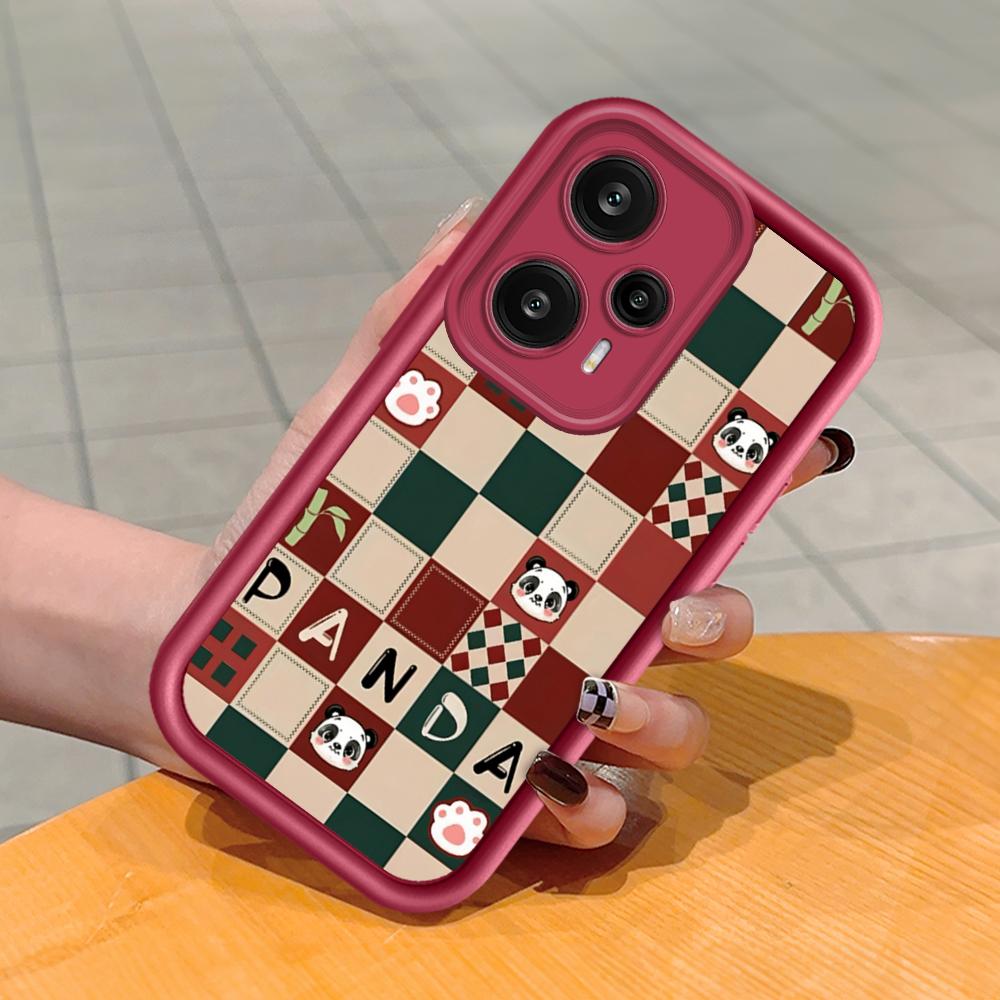 Měkký silikonový čtvercový žebříkový vzor tisku Pouzdro telefonu Plný kryt fotoaparátu Ochranné gumové pouzdro odolné proti nárazům pro Xiaomi Redmi