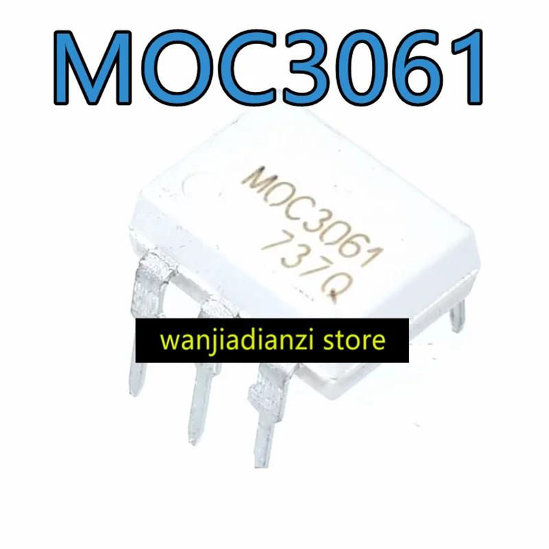 5PCS MOC3061 DIP6 Three-terminal two-way thyristor MOC3061M White coupling thyristor drive light coupling