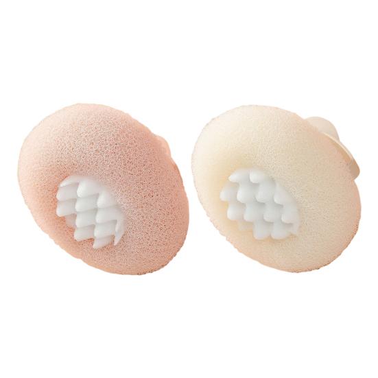 1/2/3/4Pcs Massage Shower Ball Super Soft Sunflower Suction Cup Bath Ball Exfoliating Bath Sponge Cleaning Brush