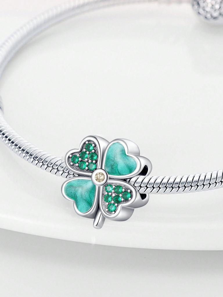 Copper Plated Original Charms Lucky Symbol: Heart Beads Fit Bracelet Women'S Jewelry Gift