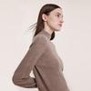 GOELIA 100% Cashmere Half-High Neck Seamless Sweater