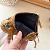 Vintage Velvet Princess Short Boots for Student Bohemia Style Hanging Beads Winter Suede Shoes Fringe Girl's Boots Tassel I09201