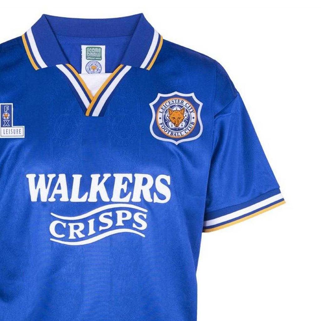 Score Draw Herren Leicester City 95 Fußballtrikot