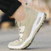 New Men's Fly-woven Mesh Sneakers Men's Shoes Breathable Casual Travel Shoes Soft-soled Air Cushion Running Shoes