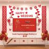 Double Happiness Wedding Room Decoration Set for New Homes - Living Room & TV Wall Decor