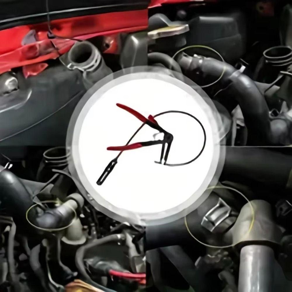 Carbon Steel Car Hose Clamping Pliers Removal Straight Hose Bundle Auto Repair Tools