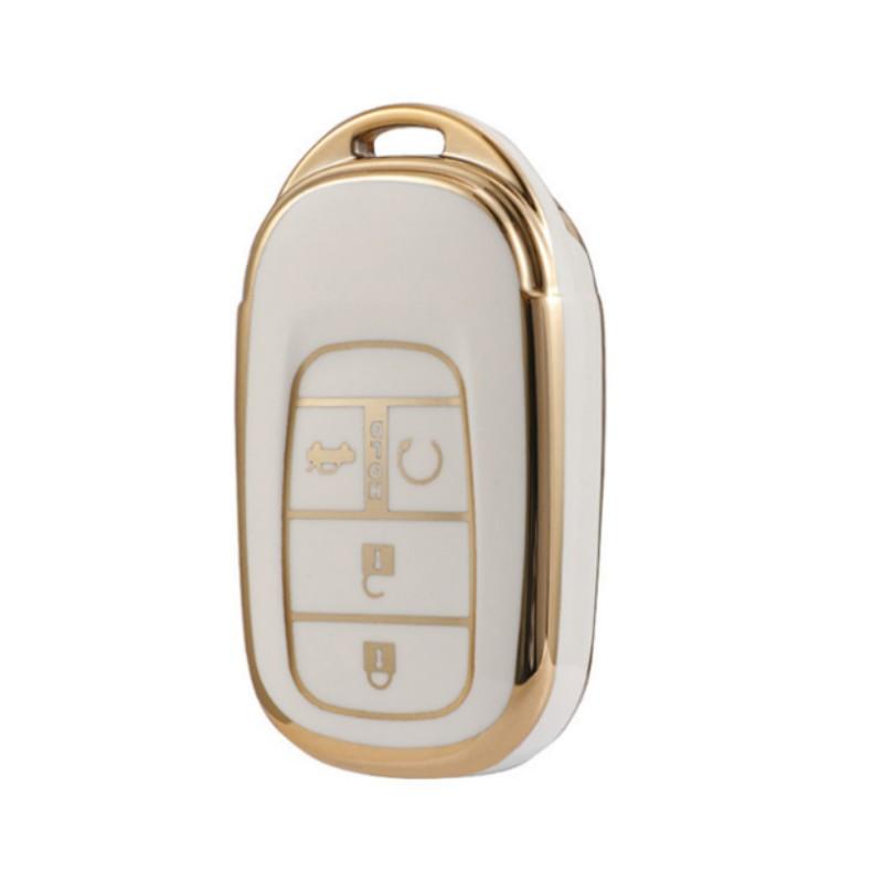 4 Buttons TPU Car Key Case Cover Shell Protection for Honda Civic Accord HR-V CR-V CRV Hrv 2022 2023 Auto Styling Accessories