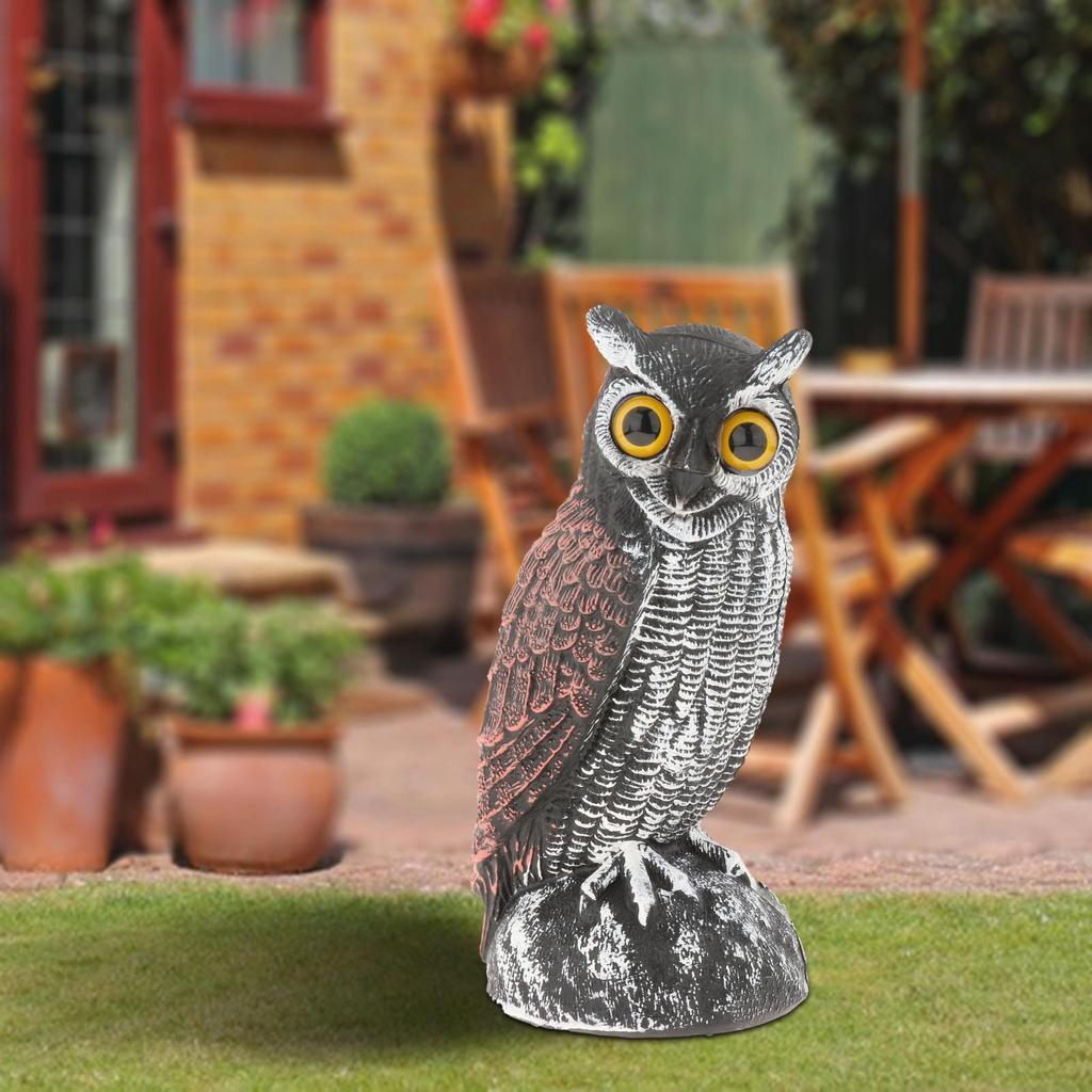 Falsche Eule Lockvogel Jagd Abschreckung Vogel Abwehrer Taube Katze Krähe Abschreckung Repeller Schädlingsbekämpfung für die Jagd