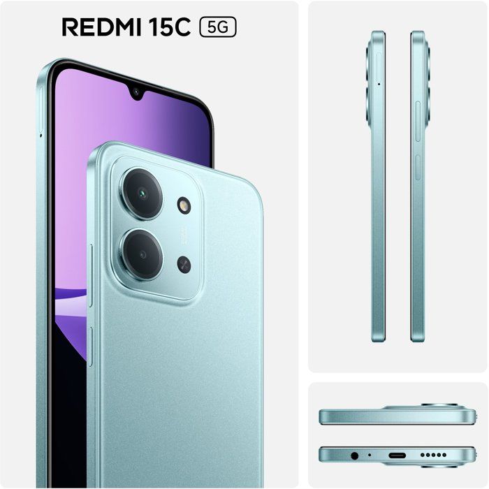 Refurbished - XIAOMI - Redmi Note 15C 5G - 4 / 256 Go - Vert Menthe