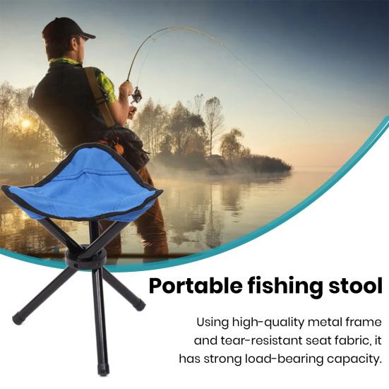 Small Chair Portable Folding Stool Lightweight Telescopic Seat