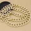 Byzantine Necklace Twisted Chains Curb Chains Bulk Aluminum Chain Fit Bracelets Open Link Chain For DIY Jewelry Making Findings