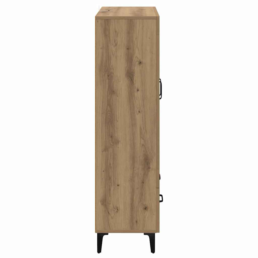 Highboard Artisan Oak 70 x 31 x 115 cm Composite Wood and Iron
