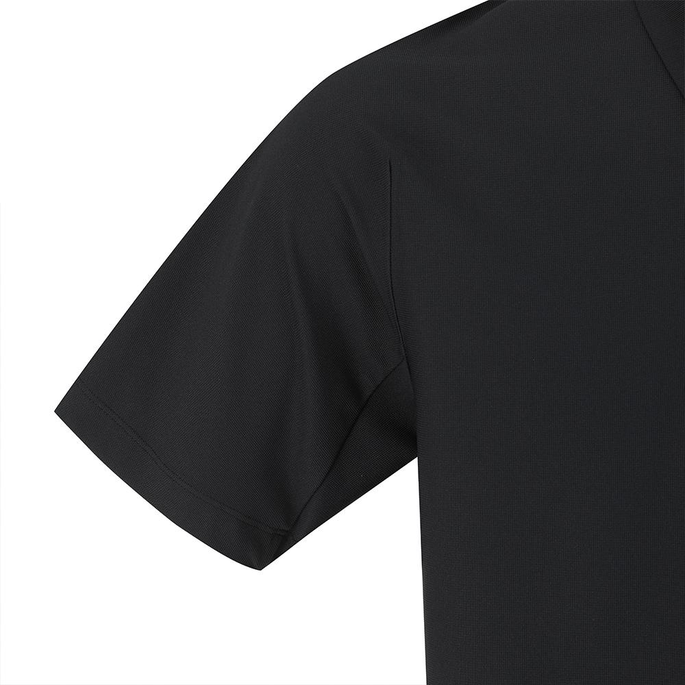MALBON GOLF Performance Short Sleeve Polo Shirt Black (Man)