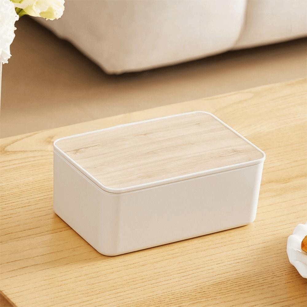 Ausziehbare Aufbewahrungsbox für Feuchttücher mit Deckel Taschentuchspender Praktischer Behälter für Feuchttücher Wohnzimmer