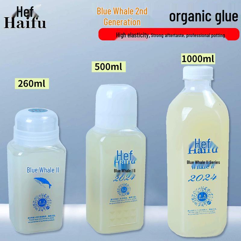 Haifu Blue Whale 2nd Gen Organic Table Tennis Glue - Professional Water-Soluble Adhesive