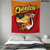 Chester Cheetah Wall Tapestry Aesthetic Wall Hanging Printed Fabric Blanket Decorative Tapestries for Bedroom Living Room Home Decor