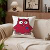 Cute Love Monster Cushion Cover Cushion Cover Set 4Pcs 50X50 45X45 40X40 Pillowcase Decorative Sofa Home Decor