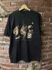 Vintage 90s Humane For Hollywood Animal Tee Shirt L Distressed Nature Cats