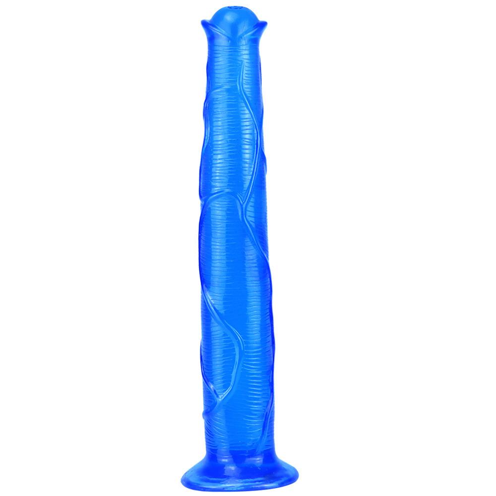 17-Zoll-Hengst-Penis, supergroß, dick, Simulationstier-Penis, weiblich, Hinterhof, männlich, Chrysantheme, Anal-Masturbationsgerät