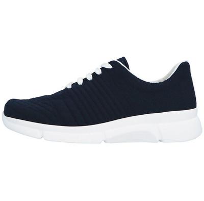 Sapatilhas slip-on femininas com velcro Berkemann Pinar sneaker atlantikblau