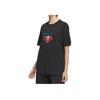 adidas Originalt HK-merke T-skjorte (Asia Dimensjonering) Svart Unisex Streetwear KA9725