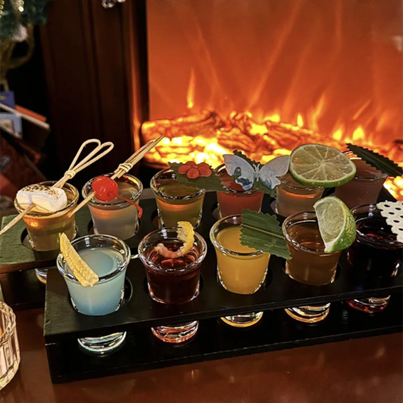 1-4 ks Plastové panáky, 2oz Panáky na whisky ve tvaru kulky, Odolné Party Bar Svatba Nápojové sklo, Opakovaně použitelné Ekologické Koktejl Vodka