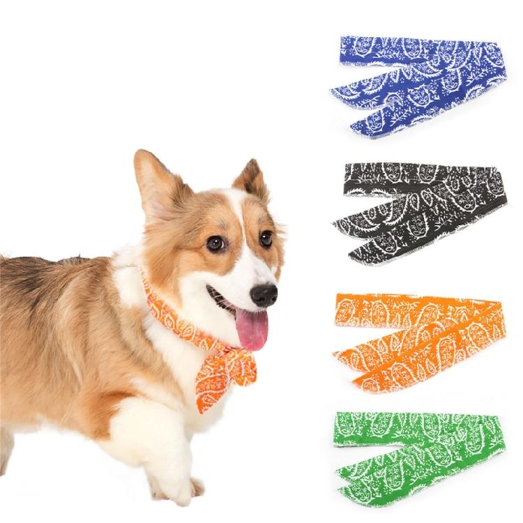 Pet Cooling Bandana Dogs Hot Day Cooling Scarf with Flower Printed Eye Catching