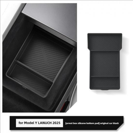 Center Console Armrest Storage Boxes Stowing Tidying Lower Bottom Mats Organizer
