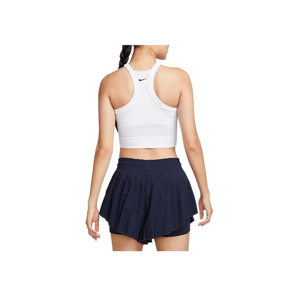Nike Short Tennis Sports Tank Top Women Tops White DM2168-100