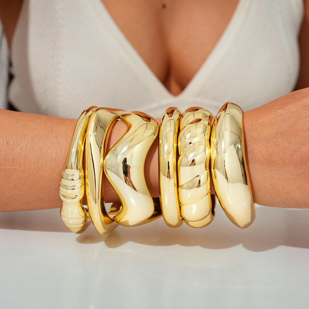 Irregular Geometric Round Bracelet Individual Cold Style Jewelry