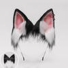 Adult Children Cartoon Fox Ears Shaped Headband Plush Hair Hoop Live Broadcast Rave Christmas Cosplay Party Headpieces