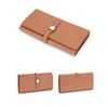 Long Genuine Leather Wallet Women's Folding Large Capacity Wallet New Soft Cowhide Women's Clutch Phone Holder Wallet