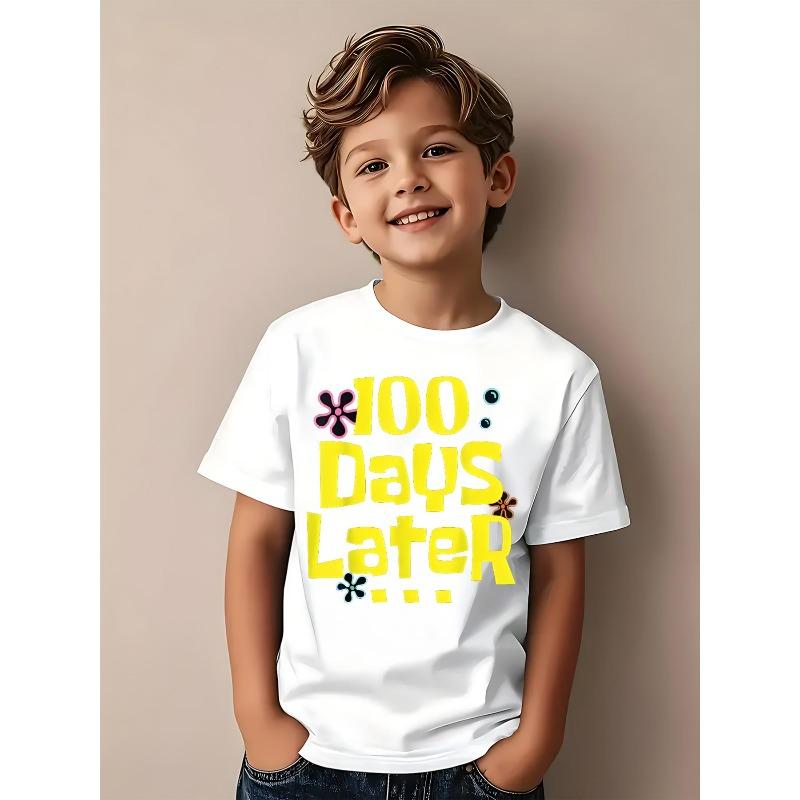 European sizes Selected Unisex T-Shirts for Kids, Featuring a Refreshing Feel, Comfortable Fit, And a Joyful Regular Short-Sleeve Design