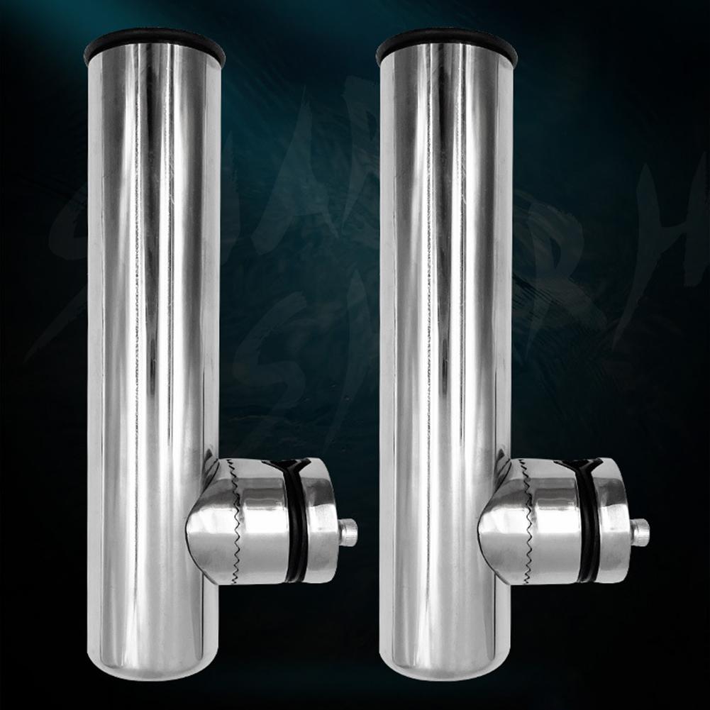 Stainless Steel Fishing Rod Holder Clamp  Rod Holder Fishing Pole Rod Holder for Marine Boat Fishing Boat Pontoon Jon Boat