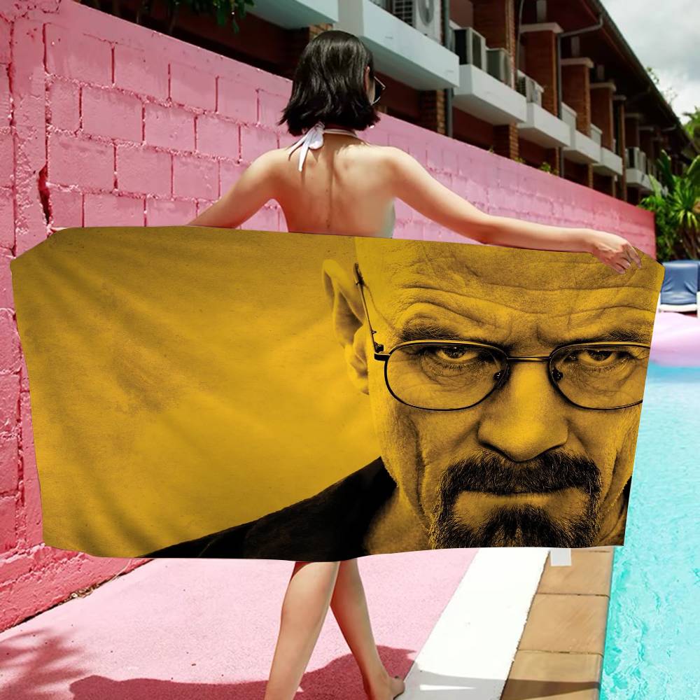 TV Play Breaking Bad Anime Beach Swimming Towel Soft Absorbent Washcloth Children's Gifts For Kids Travel Camping Gym