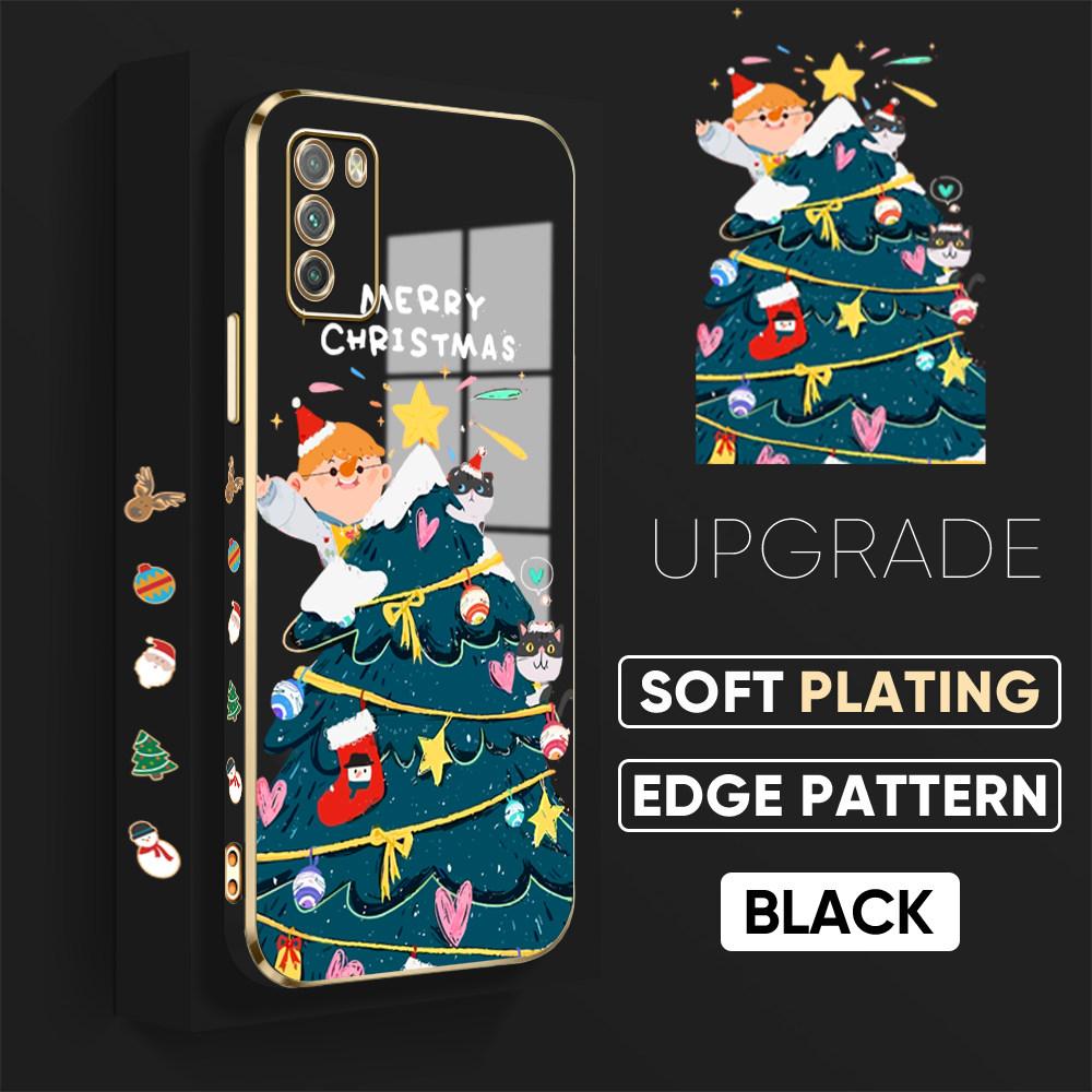 Bunte Druckmuster Quadratisches Randmuster Gehäuse Überzogene Telefonschale Luxus Überzogene Weiche Telefonhülle für Huawei Honor Xiaomi Redmi