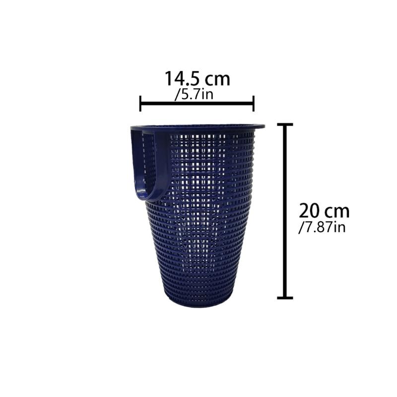 High Capacity Plastic Meshing Pool Filter Basket Skimmer Plastic for Efficient Debris Trapping & Long Service Performances