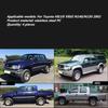For Toyota HILUX VIGO N140/N150 2002 Side Chrome Window Trim Accessories Visors Rain Guard Door Visor Vent Shades Ventvisor