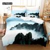 Natural Scenery Queen Bedding Set Duvet Cover Set Bedding Digital Printing Bed Linen King Size Duvet Cover Set Bedding Set