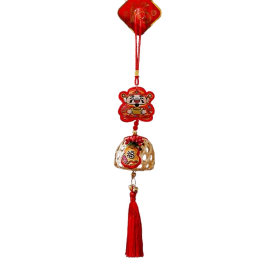 Creative Spring Festival Decoration Pendant Reusable New Year Ornaments Red Lantern String  Home
