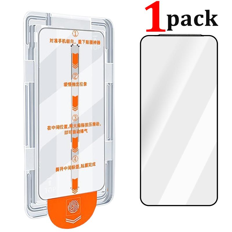 

Легка установка Безпиловий захисник екрану Для iPhone 17 Pro Max/17 Pro/17 Air 16 Pro Plus Загартоване скло Захисні плівки від подряпин for iPhone 17 Pro