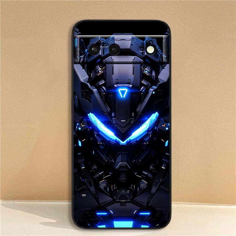 

Mechanical style pattern Phone Case For Google Pixel 10 9a 9 8A 8 7 7A 6 6A Pro XL 2024 5G Black Soft TPU Silicone Google Pixel 6a