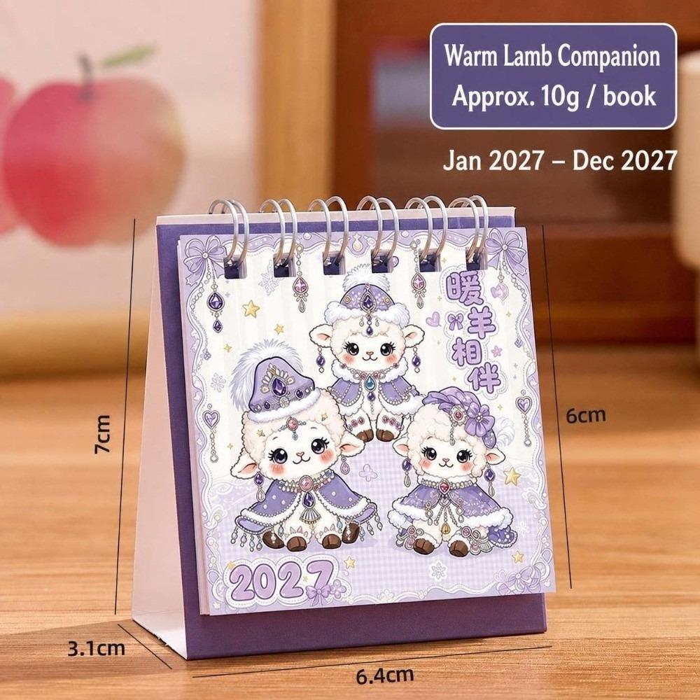 2027 Desktop Calendar Mini Memo Planner Durable Desk Calendar  Tabletop