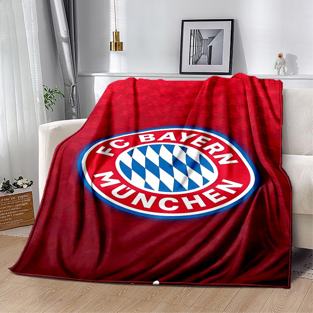Bayern Munich Blanket Ultra-Soft Suitable for Livingroom Picnics Bedding Four Seasons Universal Stylish Decor