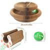 Transformable Kitty Kurlz Cat Toy No Crumbs Wear-Resistant Cat Scratching Board Resistant To Scratching