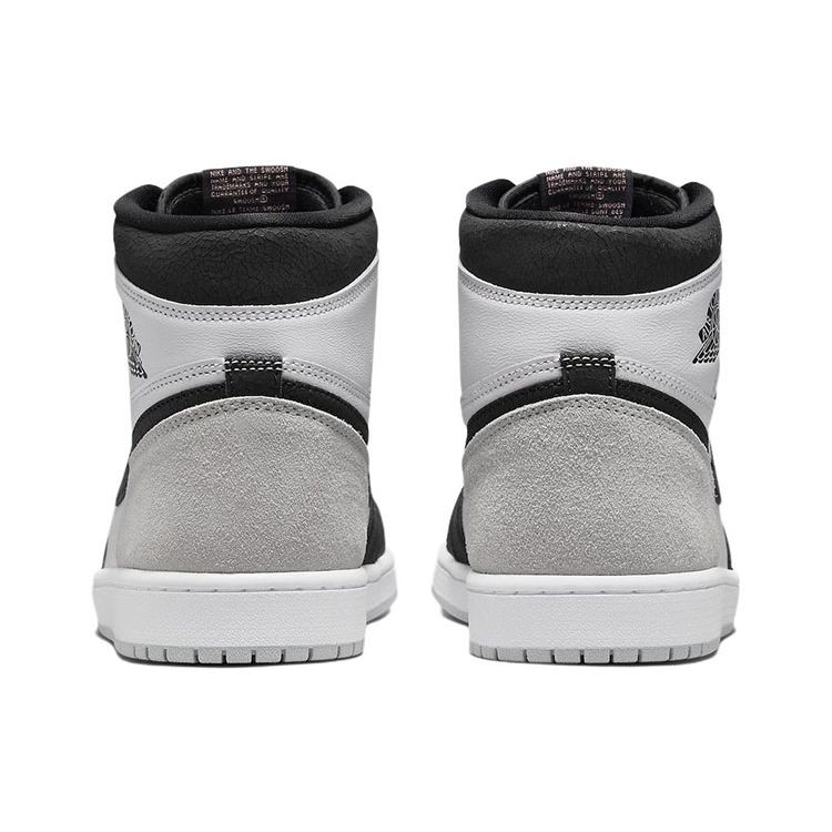 Air Jordan 1 Retro High OG Stage Haze Unisex Sneakers Grey White Black 555088-108
