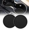 2pcs Non-Slip Rubber Mat Car Water Cup Pad Auto Parts Daily Maintenance Accessories