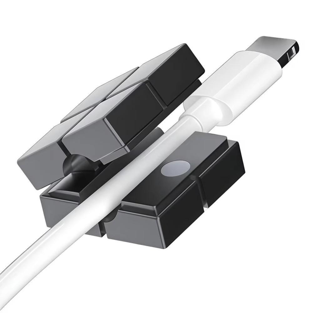 Self-Adhesive USB Charging Cable Clips Mini Cable Organizer New Wire Holder  Home Use