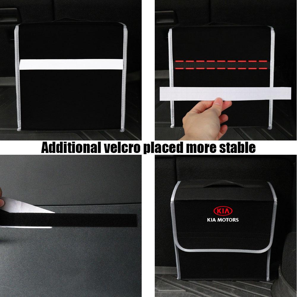 Car Sundries Storage Box Trunk Organizer Bag Tool Case For KIA Sportage Ceed Sorento Cerato Optima Picanto Rio Soul K5 K3 K2